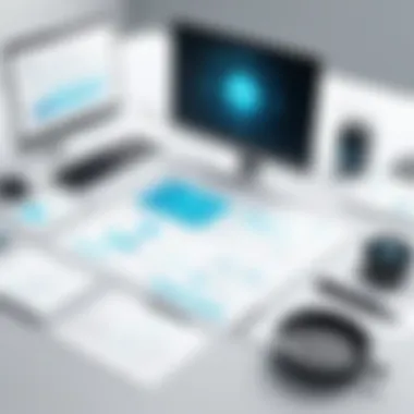Survey Design Components Conceptual illustration of survey design components