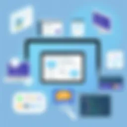 Visual representation of iPad monitoring applications in various contexts