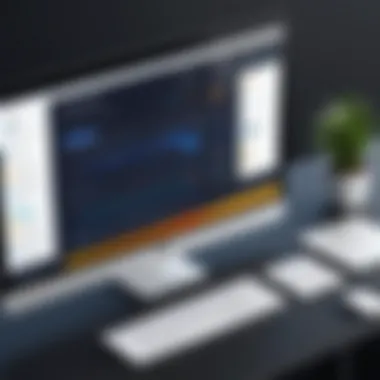 User Interface of a Top Landing Page Builder A sleek user interface of a landing page builder showcasing customization options