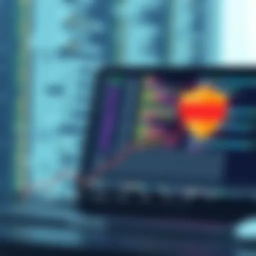 Graph showing the cost trends of antivirus software over time